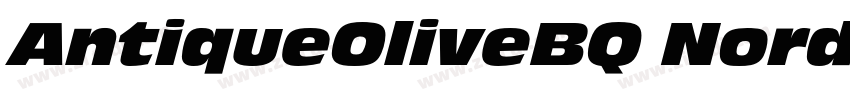 AntiqueOliveBQ NordI字体转换